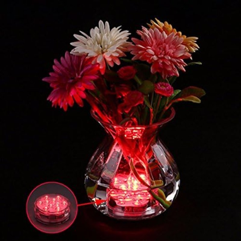 Submersible LED Lights with Remote Control, 16 Colors Changing Waterproof