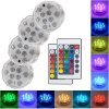 Submersible LED Lights with Remote Control, 16 Colors Changing Waterproof
