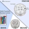 Submersible LED Lights with Remote Control, 16 Colors Changing Waterproof